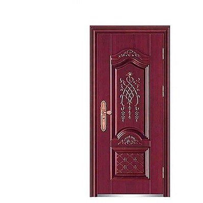 Exterior Security Steel Wooden Frame Door