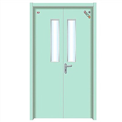 Noiseless Steel Hospital Door